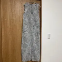 ZARA ミディテクスチャーワンピース XS