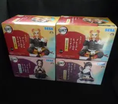 鬼滅の刃 ちょこのせフィギュア4体セット SEGA セガ プライズ