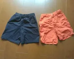 【UNIQLO】ギアショートパンツ(水陸両用)2枚セット　130cm