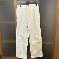 Yarmo イングランド製 ワイドワークパンツ シンチバック ヘリンボーン