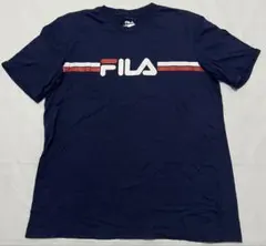 FILA Tシャツ ネイビー S