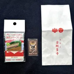 高野山ケーブルカー 3代目記念ピンバッジ　こうやくんブックマーカーしおりクリップ