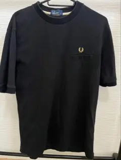 FRED PERRY ポケット付きTシャツ ブラック Mサイズのサムネイル