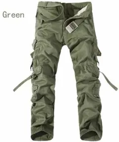 メンズ 作業ズボン 作業服 カーゴパンツ ワークパンツ 多機能 ロングパンツ