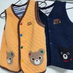 ミキハウスベスト２枚セット