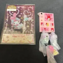 サンリオ マイメロ クロミ ガチャガチャ タイルシール風ミニミラー まとめ売り