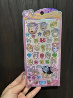 正規品◯フワフワらびちゃん ☆うるちゅるPOPシール
