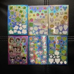 平成女児 レトロ シール おすそわけ 6枚セット