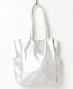 Per sist enceパーシエンス　マルチポケット縦型A4トート　シルバー