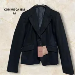 新品タグ付 COMME CA ISM ジャケット M ブラック ウール混