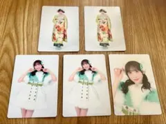 S*読様 FRUITS ZIPPER 櫻井優衣 振袖 サンタ トレカ 5枚セット