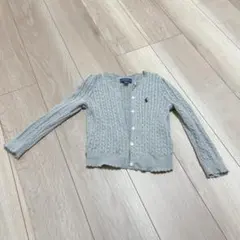 極美品　子供服　POLO　カーディガン　ニット　女の子　100㎝