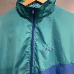 90s NIKE 銀タグ V字切替 ナイロンジャケット M - メルカリ
