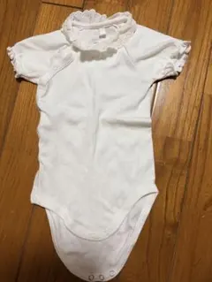 プチバトー　PETIT BATEAU ロンパース 12m 前開き