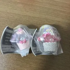 シュガーバニーズ カップケーキチャーム しろうさ ももうさ