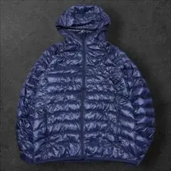 UNIQLO ユニクロ ウルトラライトダウンジャケット フーディー ネイビー
