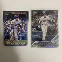 topps 大谷翔平　日本人ホームラン記録