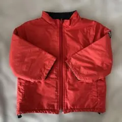 赤 ジッパー付きジャケット