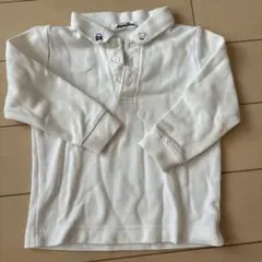 familiar ホワイトポロシャツ 長袖　ベストのセット