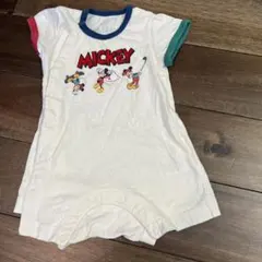 Disney ミッキー ロンパース 70