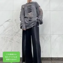 PLANK PROJECTスラッシュスリットニット - メルカリ