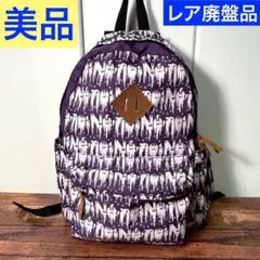 【美品】ネネット バックパック パープル ゴースト柄 Ne-net デイパックのサムネイル