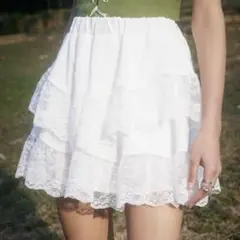 ROMWE フリルミニスカート