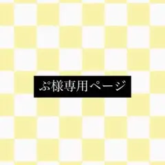 ぷ様専用ページ