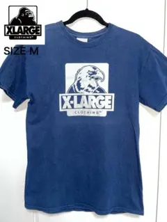 XLARGE エクストララージ Tシャツ 半袖 ワンポイントロゴ ネイビー