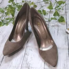 【極美】DIANA スエード グレージュ