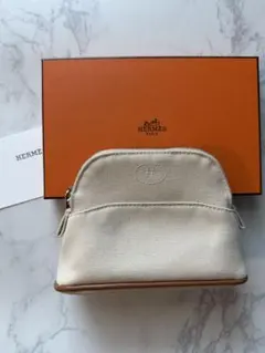 HERMES エルメス ボリードポーチ ミニミニ ナチュラル