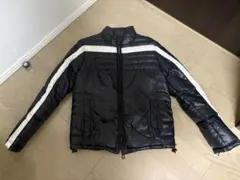 DOVELICA ブラックダウンジャケット 44 ライダース ダウン