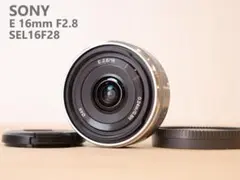 ☆ 상태좋음 ☆SONY E 16mm F2.8 SEL16F28 パンケーキ＃913