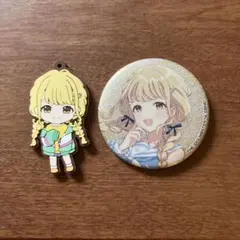 藤田ことね グリッター缶バッジ、ラバーストラップ＊