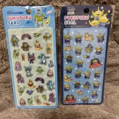 モンスターズインク & トイ・ストーリー プクプクシール 2セット