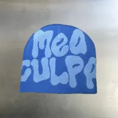 MEA CULPA ニット帽 ビーニー ブルー