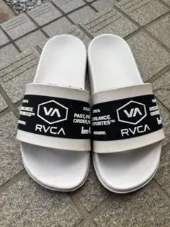 RVCA シャワーサンダル ホワイト ブラック ルーカ サンダル 25センチのサムネイル