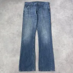 リーバイス527 Levis W32 フレア ブーツ 青 古着 ヒゲ 22226 - メルカリ