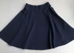 ネイビー フレアスカート Mサイズのサムネイル