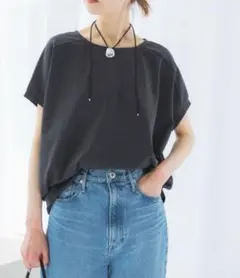 URBAN RESEARCH ROSSO Vカットドルマンスリーブプルオーバー