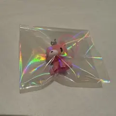 ガチャガチャ　グルーミー めじるし　アクセサリーピンク 座り