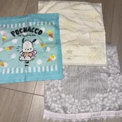 デザインタオル　ハンカチ　8枚セット