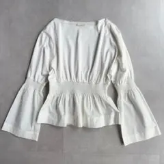 Ballsey ボールジィ　トゥモローランド　シャーリング　ペプラムカットソーS