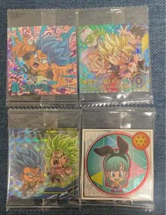 ドラゴンボール 超戦士シールウエハース UGRゴジータ CGR 孫悟空 ブロリー