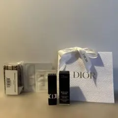 新品 Dior サンプル２点付き ルージュ・ディオール999V＆リップケース他