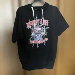 Ed Hardy 半袖パーカー ブラック Mサイズのサムネイル