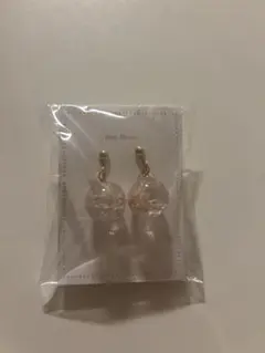 Bleu Bleuet イヤリング 球体 ピンク系