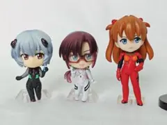 エヴァンゲリオン レイ・マリ・アスカ　ちびキャラフィギュア3体セット