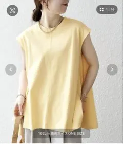 極美品✨ シップスエニィ❤️ 洗える 楊柳 シアー ボリューム フレア 