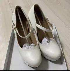 12センチヒール　ブライダルシューズ